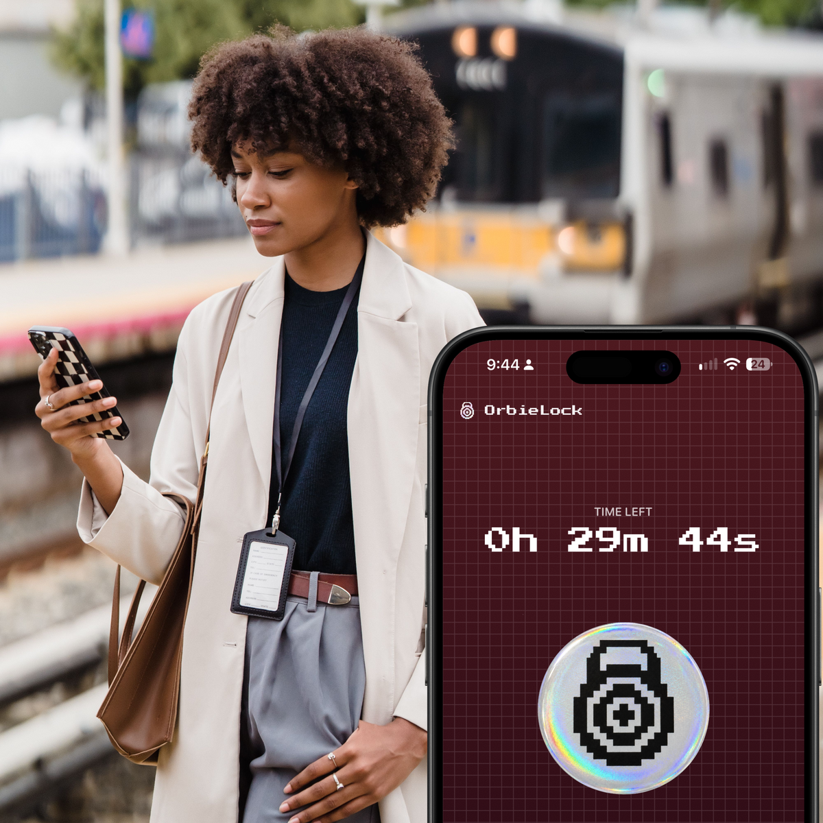 OrbieLock timed app blocking screen